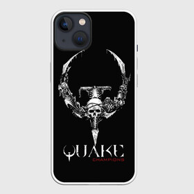 Чехол для iPhone 13 с принтом Квэйк в Рязани,  |  | game | games | id softwere | quake | джон ромеро | игра | игры | квака | квэйк | классика | шутер