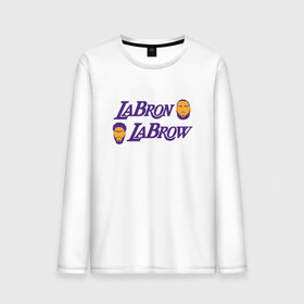 Мужской лонгслив хлопок с принтом LaBron - LaBrow в Рязани, 100% хлопок |  | basketball | bryant | game | james | kobe | lakers | lebron | los angeles | nba | sport | streetball | баскетбол | баскетболист | брайант | джеймс | игра | игрок | коби | леброн | лейкерс | лос анджелес | мяч | нба | спорт | стритбол