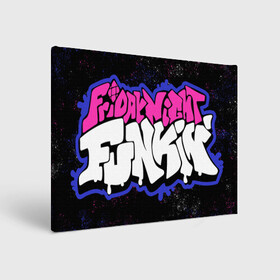 Холст прямоугольный с принтом FRIDAY NIGHT FUNKIN в Рязани, 100% ПВХ |  | friday night funk | friday night funkin | pico | игры | найт фанкинг | пико | фрайд найт фанкин | фрайдей фанкин | фрайдэй найт фанкин