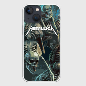 Чехол для iPhone 13 mini с принтом Metallica Metal Skull в Рязани,  |  | american | james hetfield | kirk hammett | metal band | metallica | music | mystic | rock | американская | джеймс хетфилд | металлика | музыка | рок | скилет | череп