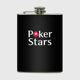 Фляга с принтом Poker Stars в Рязани, металлический корпус | емкость 0,22 л, размер 125 х 94 мм. Виниловая наклейка запечатывается полностью | Тематика изображения на принте: 777 | cards | casino | chips | flash | fortune | game | joker | luck | omaha | poker | roulette | straight | texas holdem | tournament | азарт | джокер | игра | казино | карты | омаха | покер | рулетка | стрит | техасский холдэм | турнир | удача | фишки |