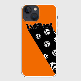 Чехол для iPhone 13 mini с принтом Haikyu | ВОЛЕЙБОЛ в Рязани,  |  | anime | haikyu | haikyuu | karasuno | manga | аниме | аобаджосай | белые | волейбол | волейбольный клуб | инаризаки | карасуно | манга | мяч | мячи | некома | оранжевая | старшая школа | хаику | хаикую | черная полоса