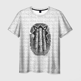 Мужская футболка 3D с принтом Слава богам родным в Рязани, 100% полиэфир | прямой крой, круглый вырез горловины, длина до линии бедер | богам | кельтский | оберег | родным | руны | символы | слава | славянские | узоры