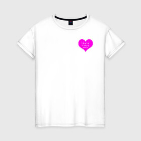 Женская футболка хлопок с принтом I hate u в Рязани, 100% хлопок | прямой крой, круглый вырез горловины, длина до линии бедер, слегка спущенное плечо | hate | heart | love | любовь | ненавижу | ненависть | сердце