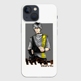 Чехол для iPhone 13 mini с принтом Котаро Бокуто | Haikyuu в Рязани,  |  | 12 номер | 4 | anime | haikyu | haikyuu | koutarou bokuto | академия фукуродани | аниме | ас простофиля | боккун | бокуто сан | волейбол | волейбольный клуб | пустоголовый | ушими | хаику | хаикую | чёрные шакал