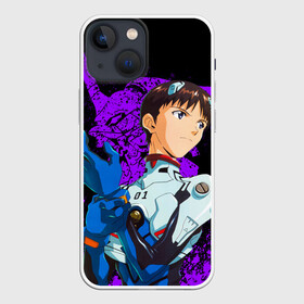 Чехол для iPhone 13 mini с принтом ЕВАНГЕЛИОН в Рязани,  |  | anime | eva | evangelion | manga | аниме | ева | евангелион | манга