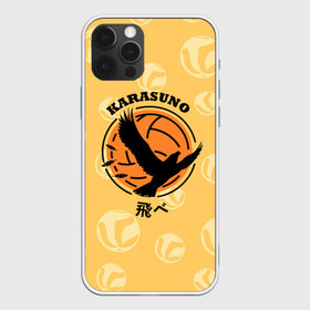 Чехол для iPhone 12 Pro с принтом Старшая школа Карасуно Haikyu! в Рязани, силикон | область печати: задняя сторона чехла, без боковых панелей | Тематика изображения на принте: anime | haikyu | haikyuu | karasuno | karasuno high | manga | аниме | волейбол | волейбольный клуб | ворон | вороны | карасуно | крылья | лого | логотип | манга | надпись | птица | старшая школа | хаику | хаикую