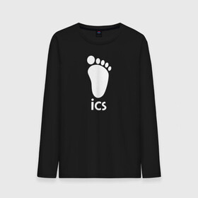 Мужской лонгслив хлопок с принтом iCS Foot Logo Haikyu!! в Рязани, 100% хлопок |  | Тематика изображения на принте: anime | haikyu | haikyuu | karasuno | manga | аниме | белый | волейбол | волейбольный клуб | икс | ицс | карасуно | корпорация | лого | логотип | манга | нога | организатор игр | след | старшая школа | ступня | хаику | хаикую