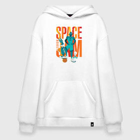 Худи SuperOversize хлопок с принтом Space Jam Lebron в Рязани, 70% хлопок, 30% полиэстер, мягкий начес внутри | карман-кенгуру, эластичная резинка на манжетах и по нижней кромке, двухслойный капюшон
 | bugs bunny | lebron james | space jam | space jam 2 | space jam a new legacy | tweety | vdzabma | багз банни | космический джем | космический джем 2 | космический джем: новое поколение | леброн джеймс | твити