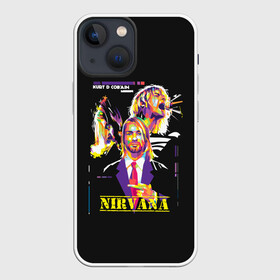 Чехол для iPhone 13 mini с принтом Kurt Cobain в Рязани,  |  | alternative | kurt cobain | metall | music | nirvana | rock | альтернатива | курт кобейн | курт кобэйн | металл | музыка | нирвана | нирванна | рок