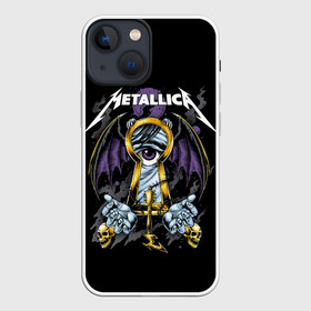 Чехол для iPhone 13 mini с принтом Взгляд сквозь замок в Рязани,  |  | alternative | metalica | metall | metallica | music | rock | альтернатива | джеймс хэтфилд | металика | металл | металлика | музыка | рок