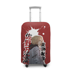 Чехол для чемодана 3D с принтом Tokyo Revengers anime в Рязани, 86% полиэфир, 14% спандекс | двустороннее нанесение принта, прорези для ручек и колес | anime | tokyo revengers | аниме | манга | токийские мстители