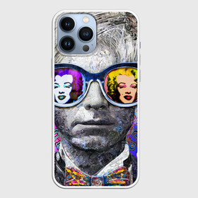 Чехол для iPhone 13 Pro Max с принтом Andy Warhol (Энди Уорхол) в Рязани,  |  | andy warhol | warhol | бабочка | берюзовая | бирюзовая мэрилин | галстук бабочка | картина | мерелин | мерлин | мэрелин | мэрилин | очки | портрет | уорхол | энди уорхол | эндрю уорхол
