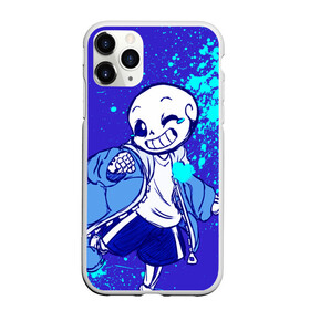 Чехол для iPhone 11 Pro матовый с принтом UNDERTALE SANS BLUE в Рязани, Силикон |  | sans | undertale | андертале | андертейл | гтвукефду | игра | подземная история | подземная сказка | санс | ундертале