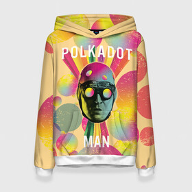 Женская толстовка 3D с принтом Polkadot Man в Рязани, 100% полиэстер  | двухслойный капюшон со шнурком для регулировки, мягкие манжеты на рукавах и по низу толстовки, спереди карман-кенгуру с мягким внутренним слоем. | polka dot man | polkadot man | suicide squad | the suicide squad | vdzabma | человек в горошек