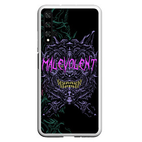 Чехол для Honor 20 с принтом MALEVOLENT / ANGRY DOG в Рязани, Силикон | Область печати: задняя сторона чехла, без боковых панелей | angry dog | готический | дог | животные | зверь | злая собака | зубы | клыки | монстр | оскал | пасть | пес | челюсть