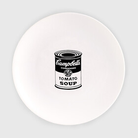 Тарелка с принтом Энди Уорхол суп Кэмпбелл в Рязани, фарфор | диаметр - 210 мм
диаметр для нанесения принта - 120 мм | Тематика изображения на принте: andy warhol | искусство | суп кэмпбелл | энди уорхол