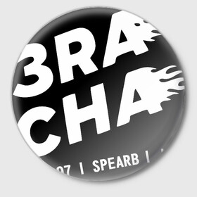 Значок с принтом 3RACHA в Рязани,  металл | круглая форма, металлическая застежка в виде булавки | 3racha | bts | ikon | kpop | кейпоп | корейская музыка | корея | кпоп | поп