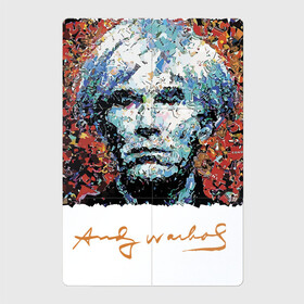 Магнитный плакат 2Х3 с принтом Andy Warhol в Рязани, Полимерный материал с магнитным слоем | 6 деталей размером 9*9 см | andy warhol | art | legend | pop art | portrait | signature | искусство | легенда | подпись | поп арт | портрет | энди уорхол