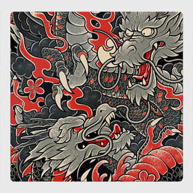 Магнитный плакат 3Х3 с принтом Китайский Дракон, China Dragon в Рязани, Полимерный материал с магнитным слоем | 9 деталей размером 9*9 см | Тематика изображения на принте: chinese dragon | dhina dragon | dragon | азиатский дракон | восточный дракон | дракон | китайские драконы | китайский дракон | красный дракон | традиционный китайский дракон | японский дракон