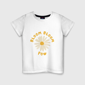 Детская футболка хлопок с принтом THE BOYZ Bloom Bloom Pow Cute  в Рязани, 100% хлопок | круглый вырез горловины, полуприлегающий силуэт, длина до линии бедер | 3racha | bts | bts idol | drake | exid hot pink | ikon | kpop | sleepy baby wolf | stay gold | the boyz bloom bloom pow cute retro lyrics | кейпоп | корейская музыка | корея | кпоп | поп