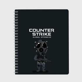 Тетрадь с принтом CS GO | COUNTER TERRORIS (Z) в Рязани, 100% бумага | 48 листов, плотность листов — 60 г/м2, плотность картонной обложки — 250 г/м2. Листы скреплены сбоку удобной пружинной спиралью. Уголки страниц и обложки скругленные. Цвет линий — светло-серый
 | Тематика изображения на принте: astralis | awp | counter strike | cs go | cs go global offensive | cs:go | faze clan | hyper beast | team liquid | астралис | кс го | тим ликвид | фейз клан | хайпер бист