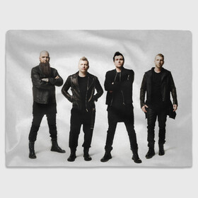 Плед 3D с принтом Three Days Grace band в Рязани, 100% полиэстер | закругленные углы, все края обработаны. Ткань не мнется и не растягивается | alternative | metall | music | rock | three days grace | адам гонтье | альтернатива | металл | музыка | рок | три дэйс грэйс