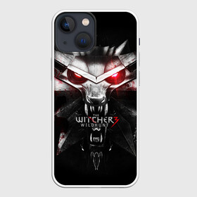 Чехол для iPhone 13 mini с принтом THE WITCHER LOGO в Рязани,  |  | logo | the witcher | ведьмак | зе витчер | игра | компьютерная игра | лого | логотип