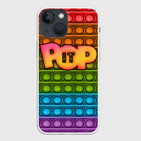 Чехол для iPhone 13 mini с принтом POP it ПУПЫРКА в Рязани,  |  | pop it | антистресс | игрушка | поп ит | пузырчатая плёнка | пупырка