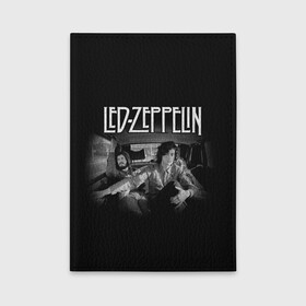 Обложка для автодокументов с принтом Led Zeppelin в Рязани, натуральная кожа |  размер 19,9*13 см; внутри 4 больших “конверта” для документов и один маленький отдел — туда идеально встанут права | Тематика изображения на принте: british | england | folk | hardcore | hardrock | led zeppelin | metal | music | punk | retro | rock | usa | гранж | джимми пейдж | лед цеппелин | метал | музыка | панк | ретро | роберт плант | рок | сша | фолк