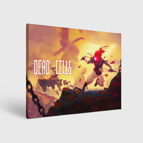 Холст прямоугольный с принтом Dead Cells ГГ в Рязани, 100% ПВХ |  | cell | cells | dead | dead cells | game | gamer | games | metroidvania | roguelike | игра | игры