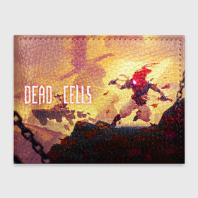 Обложка для студенческого билета с принтом Dead Cells ГГ в Рязани, натуральная кожа | Размер: 11*8 см; Печать на всей внешней стороне | cell | cells | dead | dead cells | game | gamer | games | metroidvania | roguelike | игра | игры