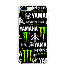 Чехол для iPhone 7Plus/8 Plus матовый с принтом YAMAHA X MONSTER / SPORT в Рязани, Силикон | Область печати: задняя сторона чехла, без боковых панелей | Тематика изображения на принте: monster energy | motorcycle | yamaha | yzf r6 | байк | байкер | зеленый | монстер | мотоспорт | мототехника | мотоцикл | мотоциклист | скутер | энергетик. | ямаха