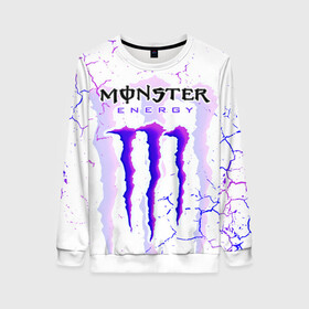 Женский свитшот 3D с принтом MONSTER ENERGY / МОНСТЕР в Рязани, 100% полиэстер с мягким внутренним слоем | круглый вырез горловины, мягкая резинка на манжетах и поясе, свободная посадка по фигуре | monster energy | motorcycle | racing. | sport | sportcar | авто | байк | байкер | гонки | зеленый | монстер | мотоспорт | мототехника | мотоцикл | мотоциклист | скутер | спорткар | энергетик