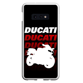 Чехол для Samsung S10E с принтом DUCATI / ДУКАТИ / SPORT в Рязани, Силикон | Область печати: задняя сторона чехла, без боковых панелей | ducati | motorcycle | motosport | racing | speed | sport | байк. | гонки | двигатель | дукати | мото | мотокросс | мотоспорт | мототриал | мотоцикл | скорость | спорт