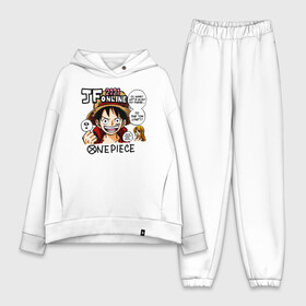 Женский костюм хлопок Oversize с принтом 2021 One Piece. Большой куш в Рязани,  |  | Тематика изображения на принте: anime | manga | monkey d. luffy | one piece | аниме | большой куш | ван пис | вон пис | капитан | король пиратов | луси | луфи | луффи | луффи но уми | луффи таро | манга | манки д. луффи | мугивара | пират | пятый император