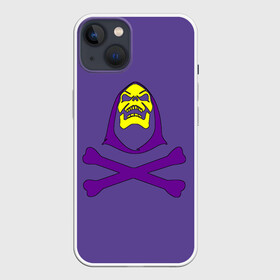 Чехол для iPhone 13 с принтом Skeletor | Скелетор (2) в Рязани,  |  | grayskull | he man | skeletor | властелины вселенной | персонажи | скелет | скелетор