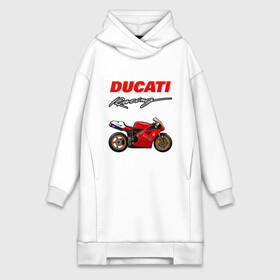 Платье-худи хлопок с принтом DUCATI   ДУКАТИ   MOTOSPORT в Рязани,  |  | ducati | motorcycle | motosport | racing | speed | sport | байк. | гонки | двигатель | дукати | мото | мотокросс | мотоспорт | мототриал | мотоцикл | скорость | спорт