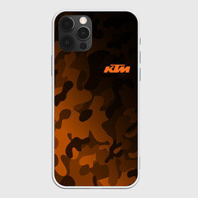 Чехол для iPhone 12 Pro с принтом KTM | КТМ CAMO RACING в Рязани, силикон | область печати: задняя сторона чехла, без боковых панелей | Тематика изображения на принте: enduro | ktm | moto | moto sport | motocycle | orange | sportmotorcycle | ктм | мото | мото спорт | мотоспорт | оранжевый | спорт мото