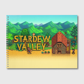 Альбом для рисования с принтом Stardew valley pixel в Рязани, 100% бумага
 | матовая бумага, плотность 200 мг. | abigail | alex | elliott | emily | game | haley | harvey | leah | maru | penny | sam | sebastian | shane | stardew valley | алекс | игра | лея | мару | пенни | сам | харви | хэйли | эллиот | эмили