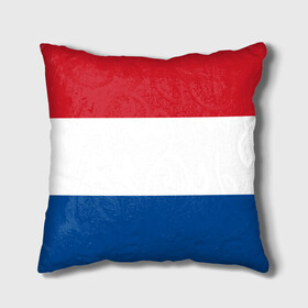 Подушка 3D с принтом Нидерланды (Голландия) Флаг в Рязани, наволочка – 100% полиэстер, наполнитель – холлофайбер (легкий наполнитель, не вызывает аллергию). | состоит из подушки и наволочки. Наволочка на молнии, легко снимается для стирки | голандия | голландия | голландия герб | голландия флаг | недерланды | недирланды | нидерланды | нидерланды герб | нидерланды флаг | нидирланды | флаг | флаг голландии | флаг нидерландов