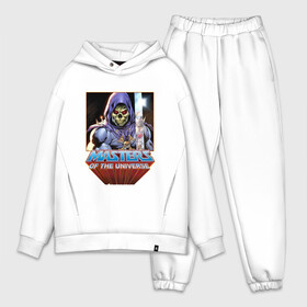 Мужской костюм хлопок OVERSIZE с принтом СКЕЛЕТОР | HE MAN | LOGO (Z) в Рязани,  |  | he man | masters of the universe | she ra | skeletor | властелины вселенной | скелетор