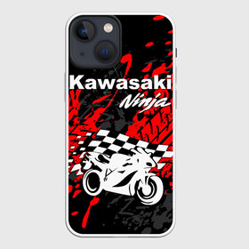 Чехол для iPhone 13 mini с принтом KAWASAKI NINJA   КАВАСАКИ в Рязани,  |  | kawasaki | motorcycle | motosport | ninja | racing | speed | sport | байк | гонки | двигатель | кавасаки | мото | мотокросс | мотоспорт | мототриал | мотоцикл | нинзя. | скорость | спорт