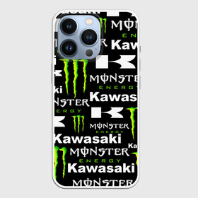 Чехол для iPhone 13 Pro с принтом KAWASAKI X MONSTER ENERGY в Рязани,  |  | kawasaki | monster energy | motorcycle | motosport | racing | speed | sport | байк | гонки | двигатель | кавасаки | монстер энерджи. | мото | мотокросс | мотоспорт | мототриал | мотоцикл | скорость | спорт