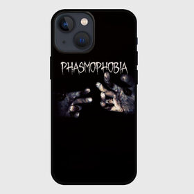 Чехол для iPhone 13 mini с принтом Phasmophobia в Рязани,  |  | horror | phasmophobia | игра | пхасмафобия | пхасмофобия | руки | фазмофобия | фасмофобия | хоррор