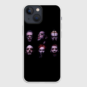 Чехол для iPhone 13 mini с принтом Rammstein horror в Рязани,  |  | alternative | metall | music | rammstein | rock | альтернатива | кристиан лоренц | кристоф шнайдер | металл | музыка | оливер ридель | пауль ландерс | раммштайн | рамштайн | рамштэйн | рихард круспе | рок