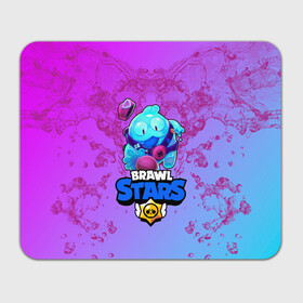 Коврик для мышки прямоугольный с принтом BRAWL STARS SQUEAK: СКВИК. в Рязани, натуральный каучук | размер 230 х 185 мм; запечатка лицевой стороны | Тематика изображения на принте: brawl stars | leon | sally leon | shark | werewolf leon | акула | бравл старс | оборотень | сквик squeak