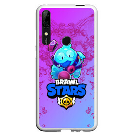 Чехол для Honor P Smart Z с принтом BRAWL STARS SQUEAK: СКВИК. в Рязани, Силикон | Область печати: задняя сторона чехла, без боковых панелей | brawl stars | leon | sally leon | shark | werewolf leon | акула | бравл старс | оборотень | сквик squeak