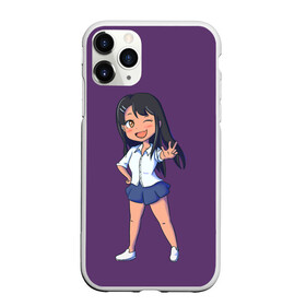 Чехол для iPhone 11 Pro Max матовый с принтом Ms. Nagatoro в Рязани, Силикон |  | anime | chan | dont | gamo | hayase | manga | me | miss | mock | nagatoro | naoto | no | president | sakura | senpai | toy | with | yoshi | аниме | гамо | ёши | издевайся | йоши | манга | нагаторо | наото | не | президент | сакура | семпай |