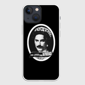 Чехол для iPhone 13 mini с принтом God save  the Queen в Рязани,  |  | Тематика изображения на принте: alternative | metall | music | queen | qween | rock | альтернатива | квин | куин | металл | музыка | рок | фредди меркьюри